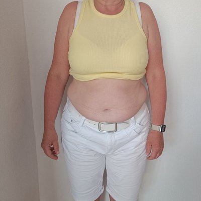 Die Hose sitzt lockerer