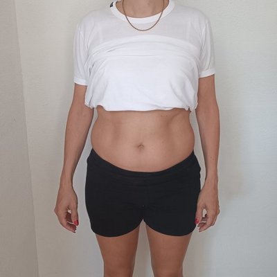 Ich habe 3 cm weniger Bauchumfang