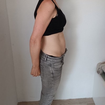 Ich habe einen strafferen Bauch